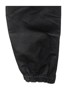 Pantalone in misto cotone e seta nero JIL SANDER | J22KA0328J45266001